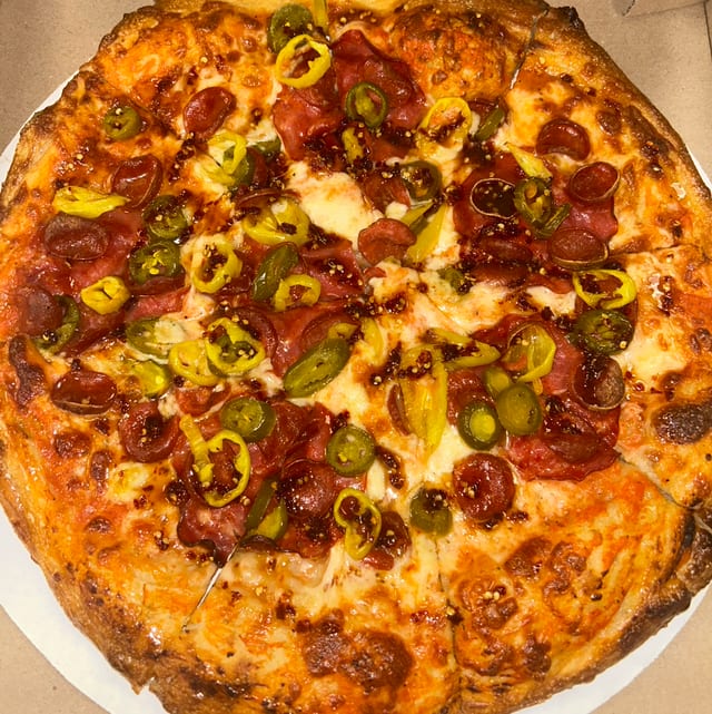 Firecracker Pizza.